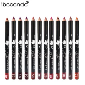 12 Colors/Set Sexy Matte Lip liner