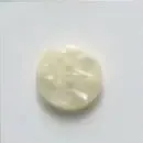 1/2" White DB49 -- Dill Buttons