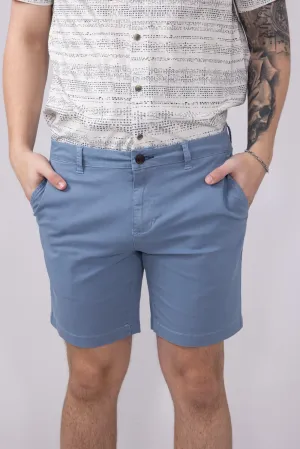 1897 Original 8" Heavy Wash Twill Shorts for Men in Malibu Blue | 5GLX1222-MALIBU BLUE