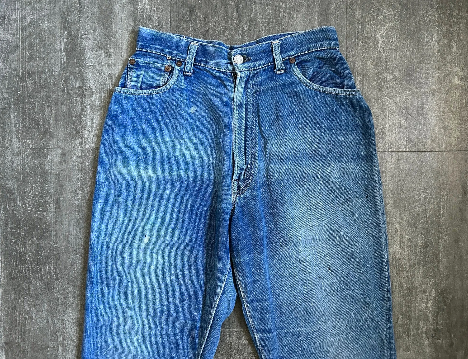 1950s Levi's 701 jeans . 50s women's denim . 28-29 waist