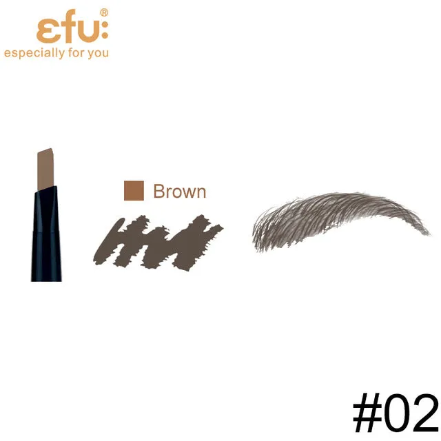 5 Colors 24 Hours Long-lasting Eyebrow Pencil Soft And Smooth Fashion Eye 0.4g Lotus Series Makeup Brand EFU #7046-7050