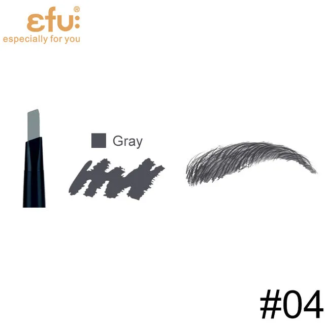 5 Colors 24 Hours Long-lasting Eyebrow Pencil Soft And Smooth Fashion Eye 0.4g Lotus Series Makeup Brand EFU #7046-7050