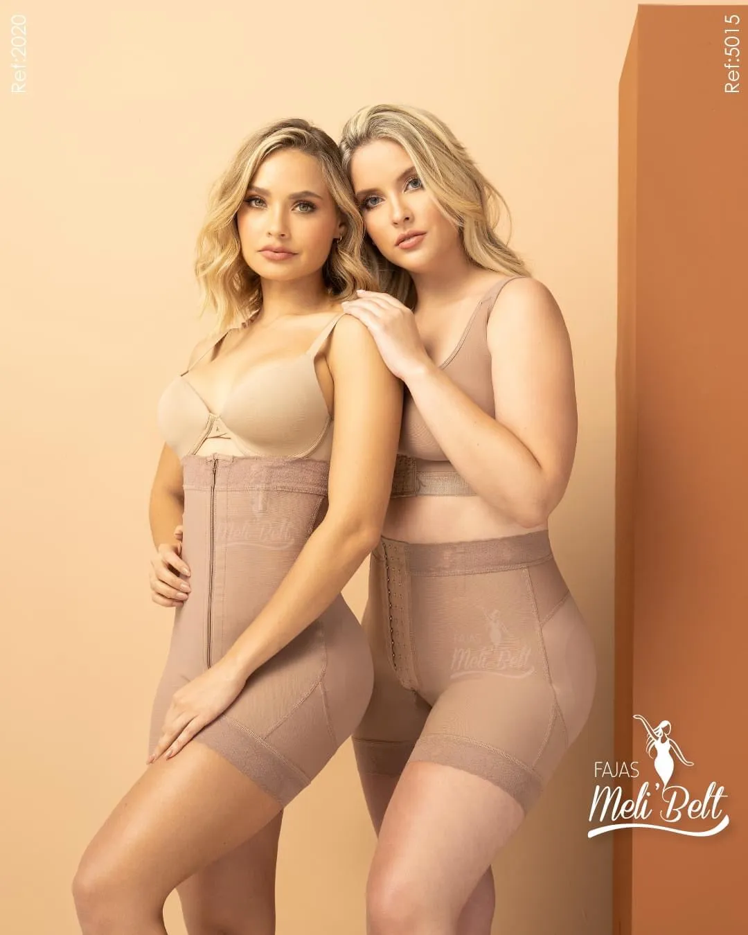 5015 Zipper in Crotch Short Fajas Melibelt