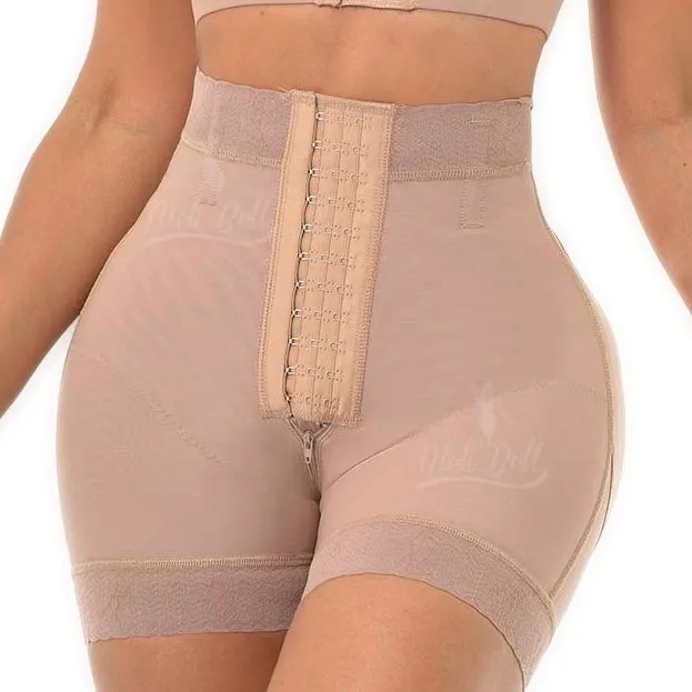 5015 Zipper in Crotch Short Fajas Melibelt