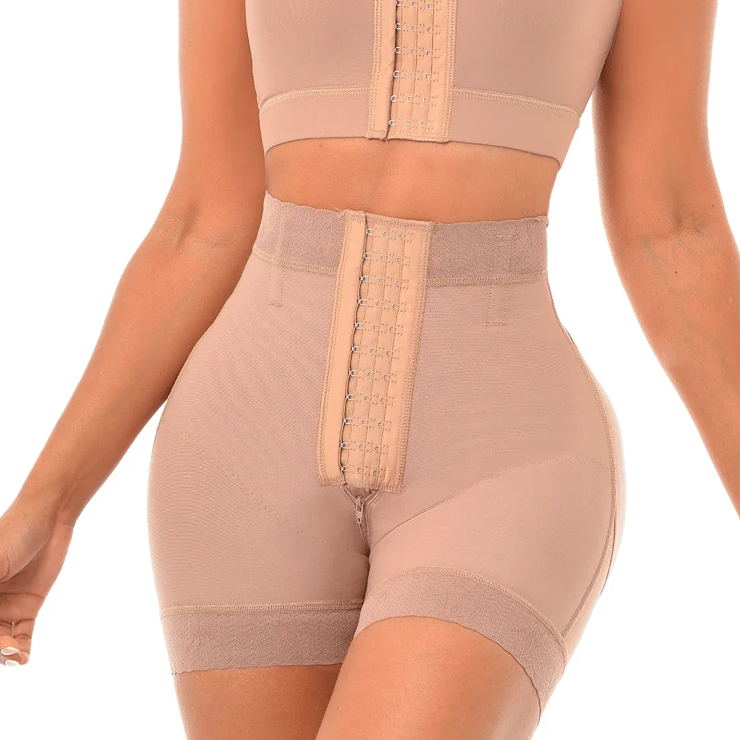5015 Zipper in Crotch Short Fajas Melibelt