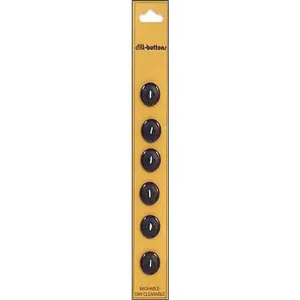 7/16" Black DB8089 -- Dill Buttons