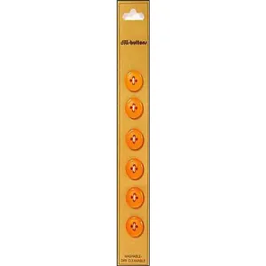 7/16" Orange DB8069 -- Dill Buttons