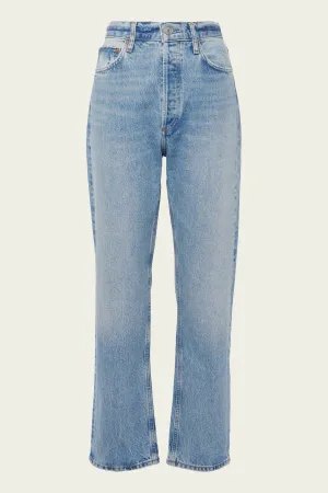 90's Pinch Waist High Rise Straight in Infinite