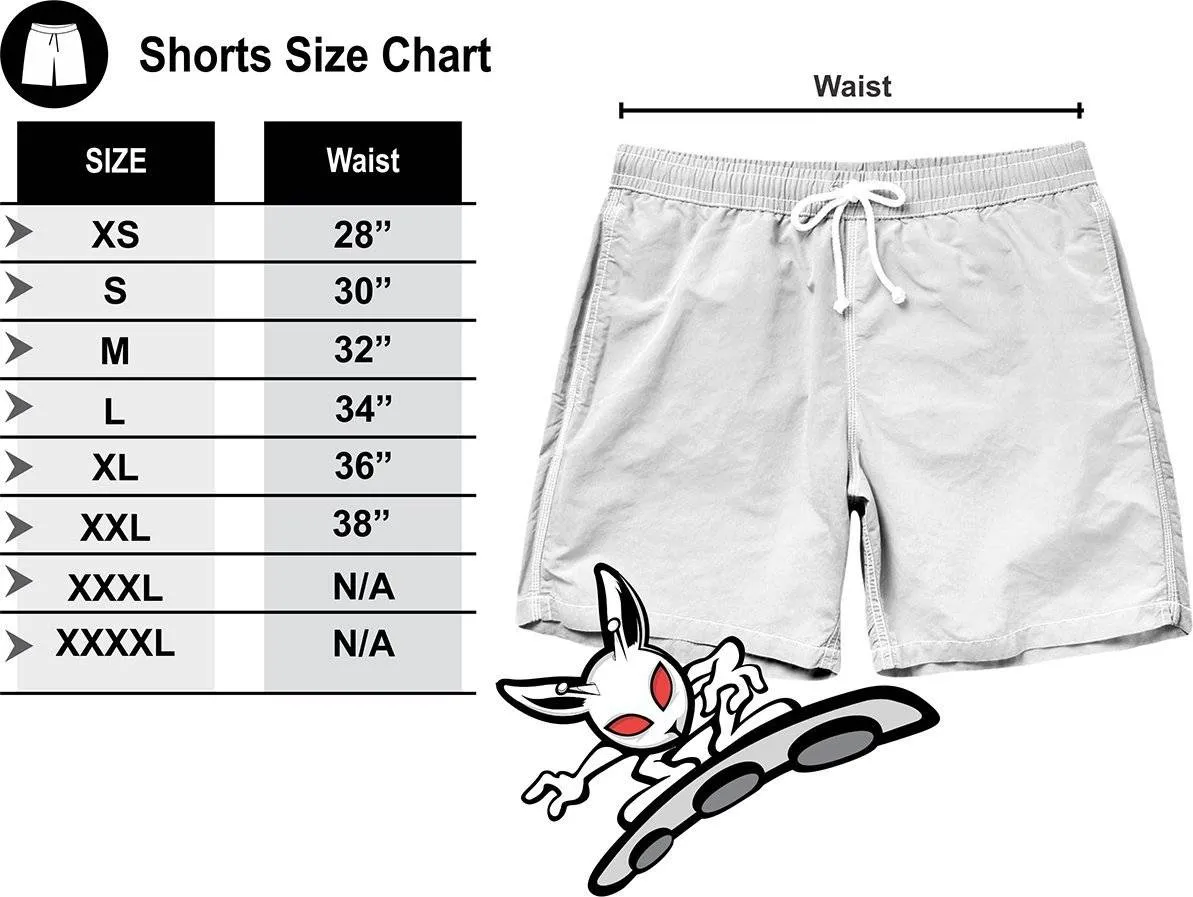 Abstract Blue Waves Shorts