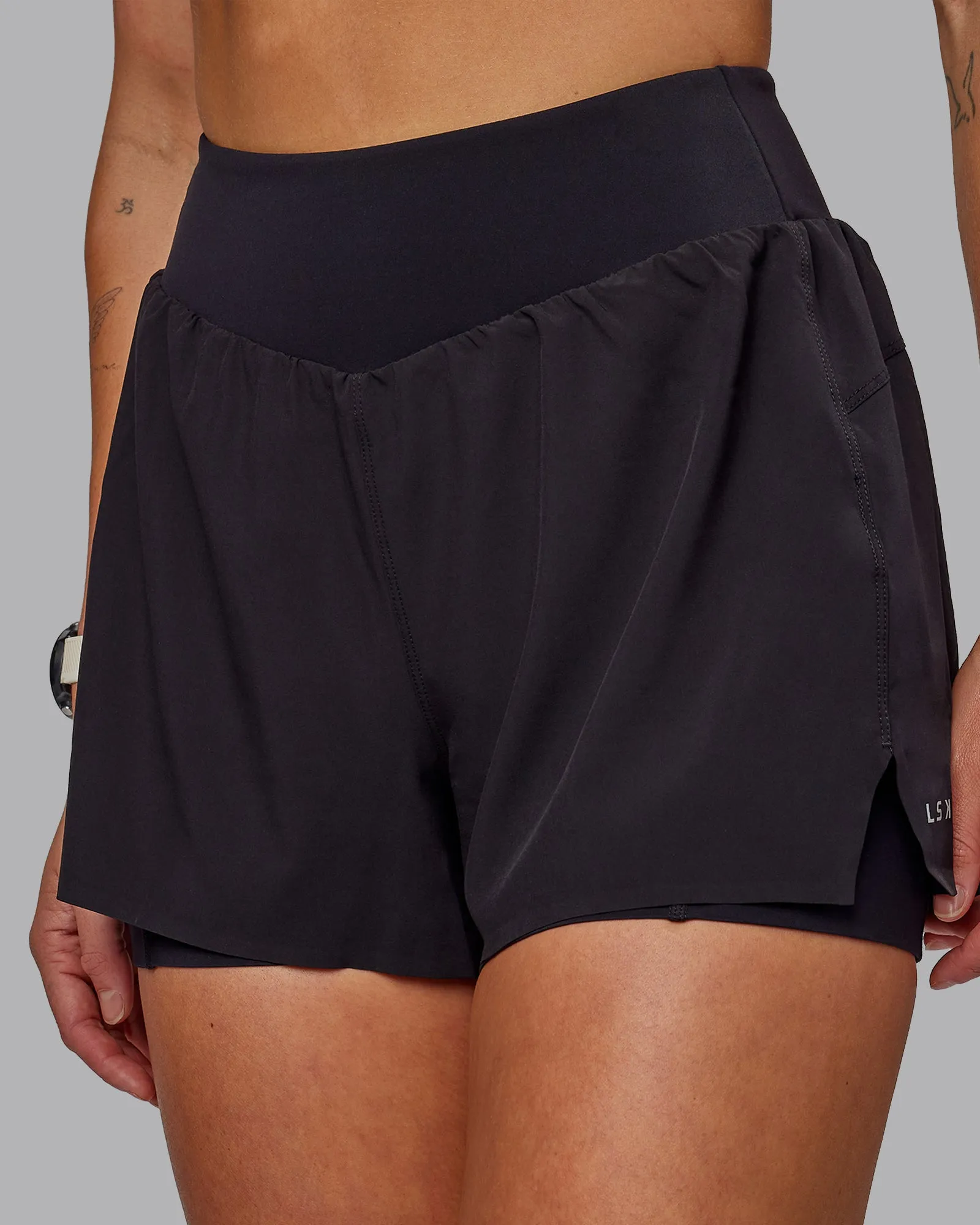 Agility 3" Lined Run Shorts - Black