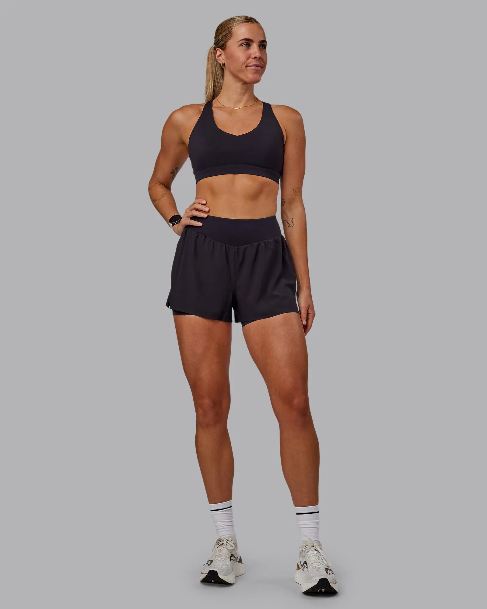 Agility 3" Lined Run Shorts - Black