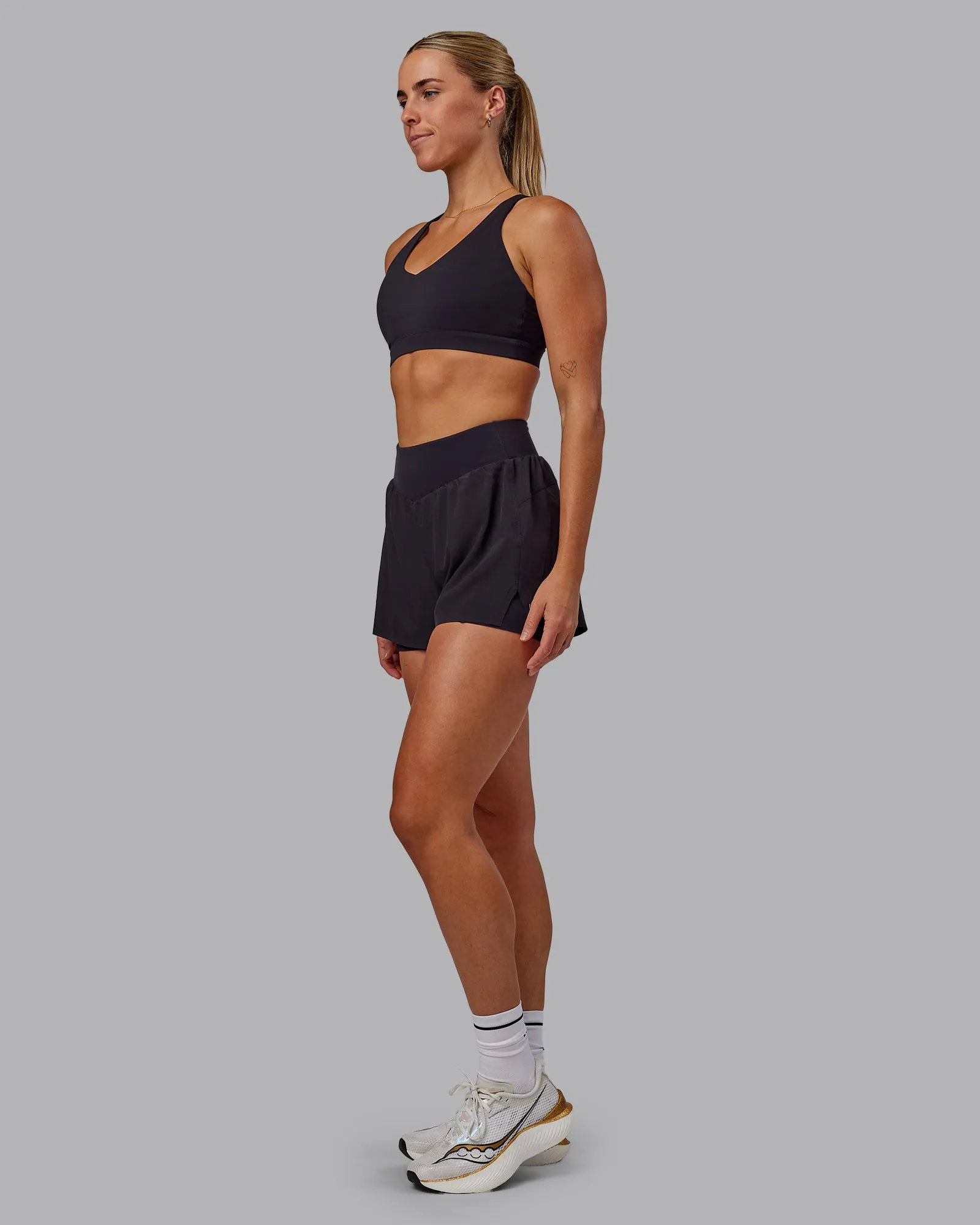 Agility 3" Lined Run Shorts - Black