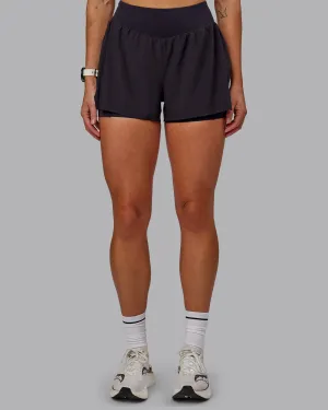 Agility 3" Lined Run Shorts - Black
