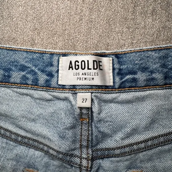 Agolde Denim Cut Off Shorts