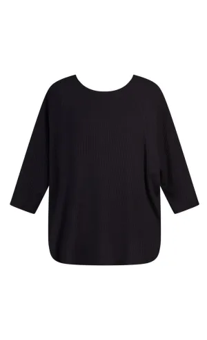 Alembika Ribbed Jersey Top