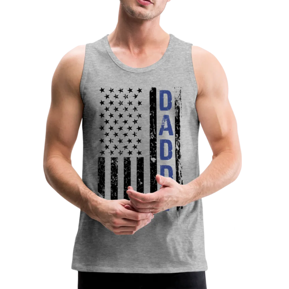 American Flag Daddy Men’s Premium Tank