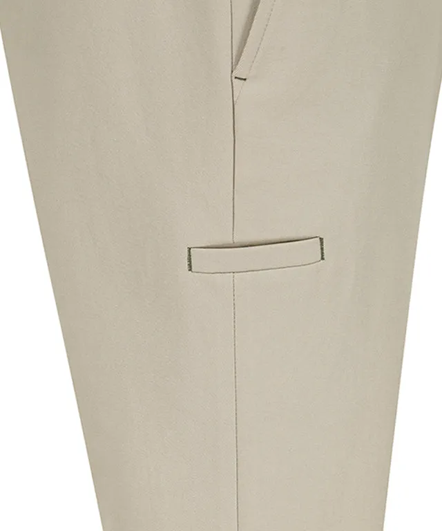 ANEW Golf: Men Roll Up Point Chino L/PT - Beige