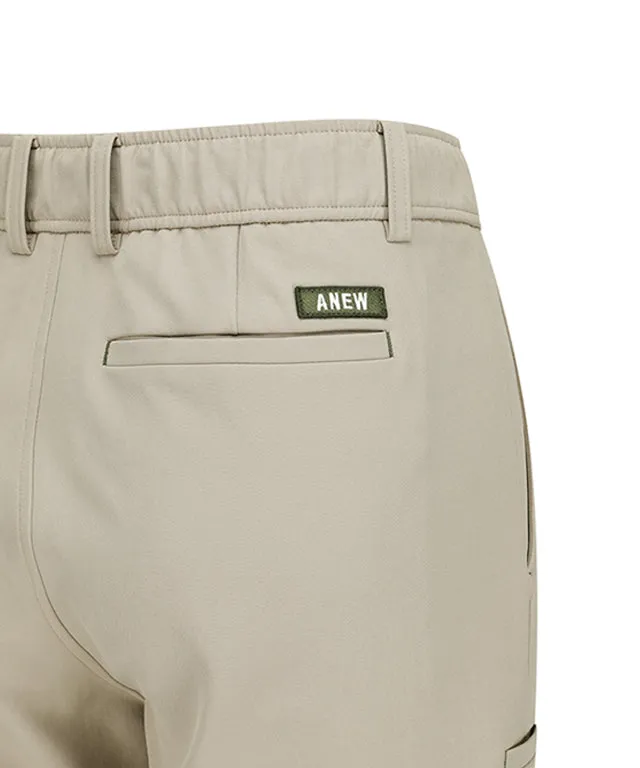 ANEW Golf: Men Roll Up Point Chino L/PT - Beige