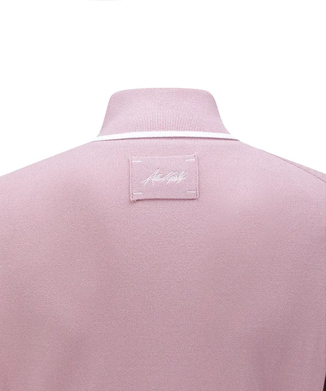 ANEW Golf: Women High Neck Zip - Pink