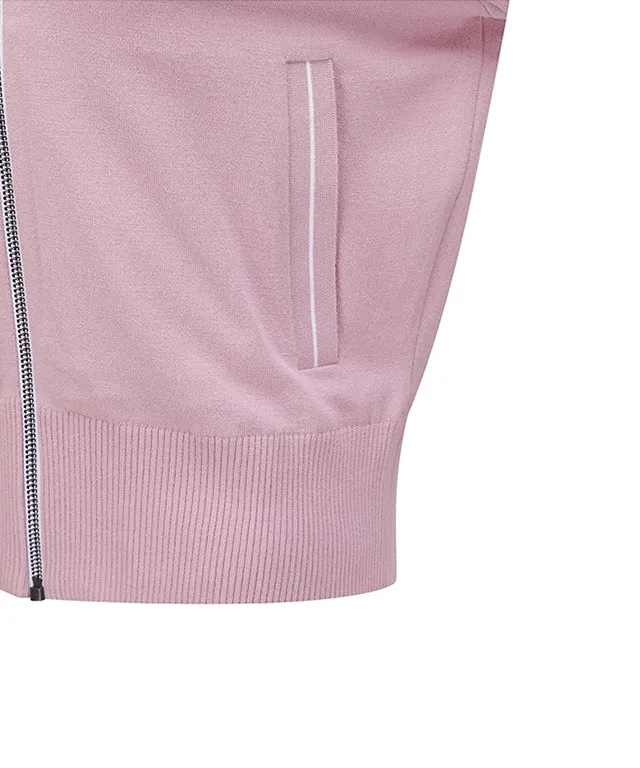 ANEW Golf: Women High Neck Zip - Pink