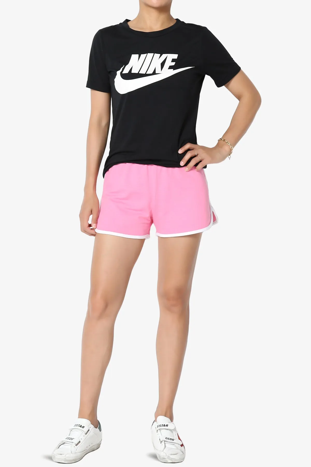 Ankara Contrast Trim Dolphin Shorts