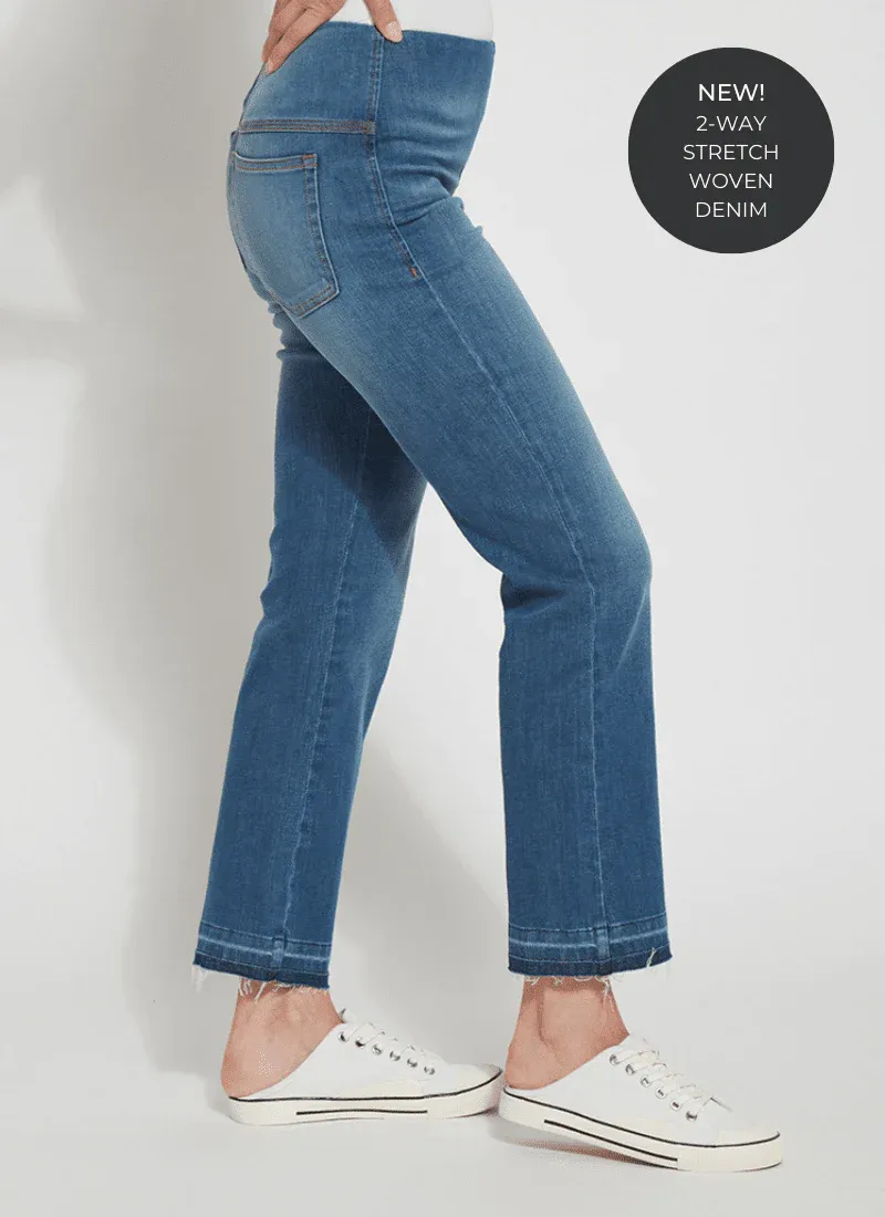 Ankle Baby Bootcut Premium Denim | Authentic Midwash