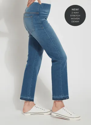 Ankle Baby Bootcut Premium Denim | Authentic Midwash