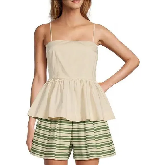 Antonio Melani x The Style Bungalow South Ocean Shorts 8 High Waist Pleated NEW