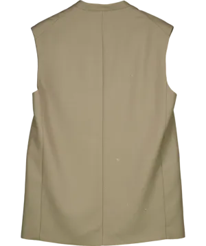 Arket Green / Grey Tailored Waistcoat UK 8