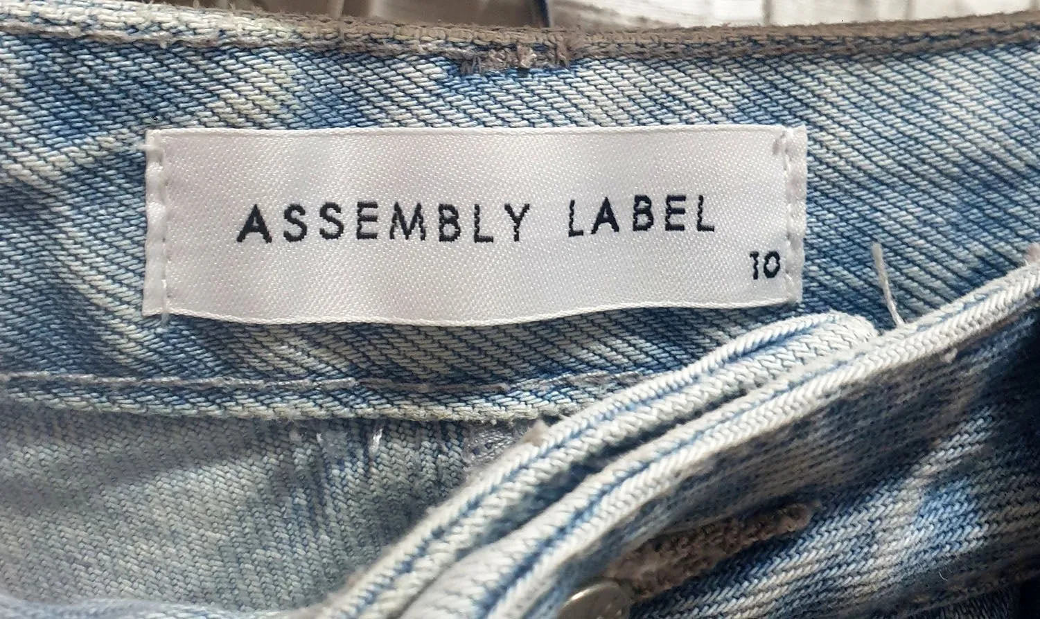 Assembly Label denim shorts size 10