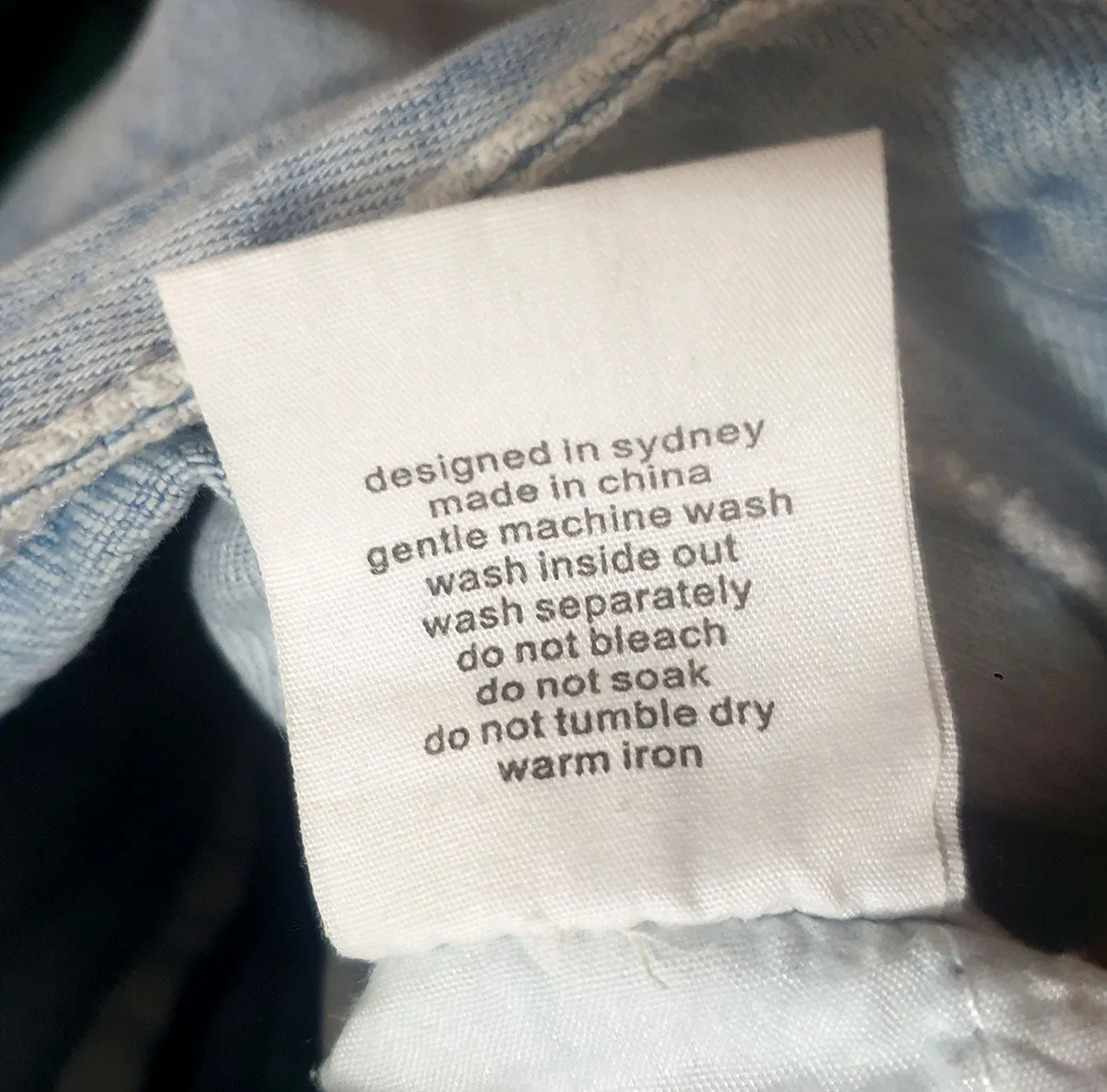 Assembly Label denim shorts size 10