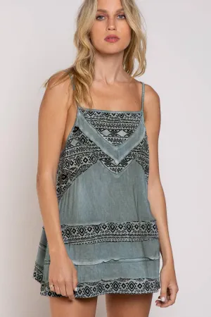 Aztec Knit Tank Top