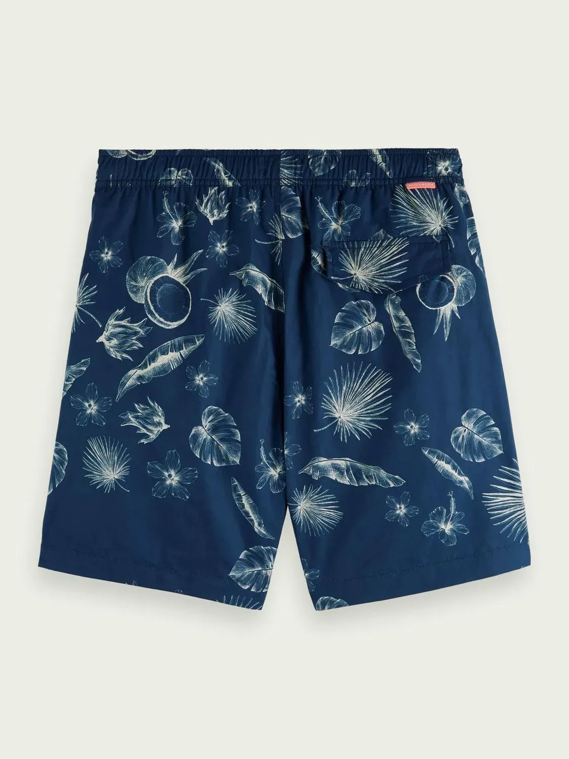 Bañador estampado de tamaño medio