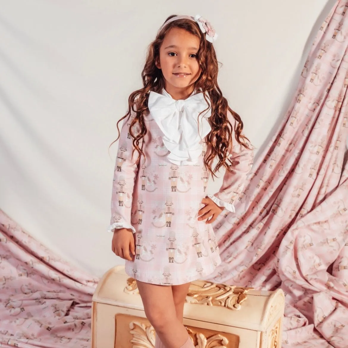 BABINE - Nutcracker A Line Dress - Pink