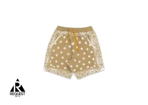 Bandana Bermuda Shorts “Khaki”