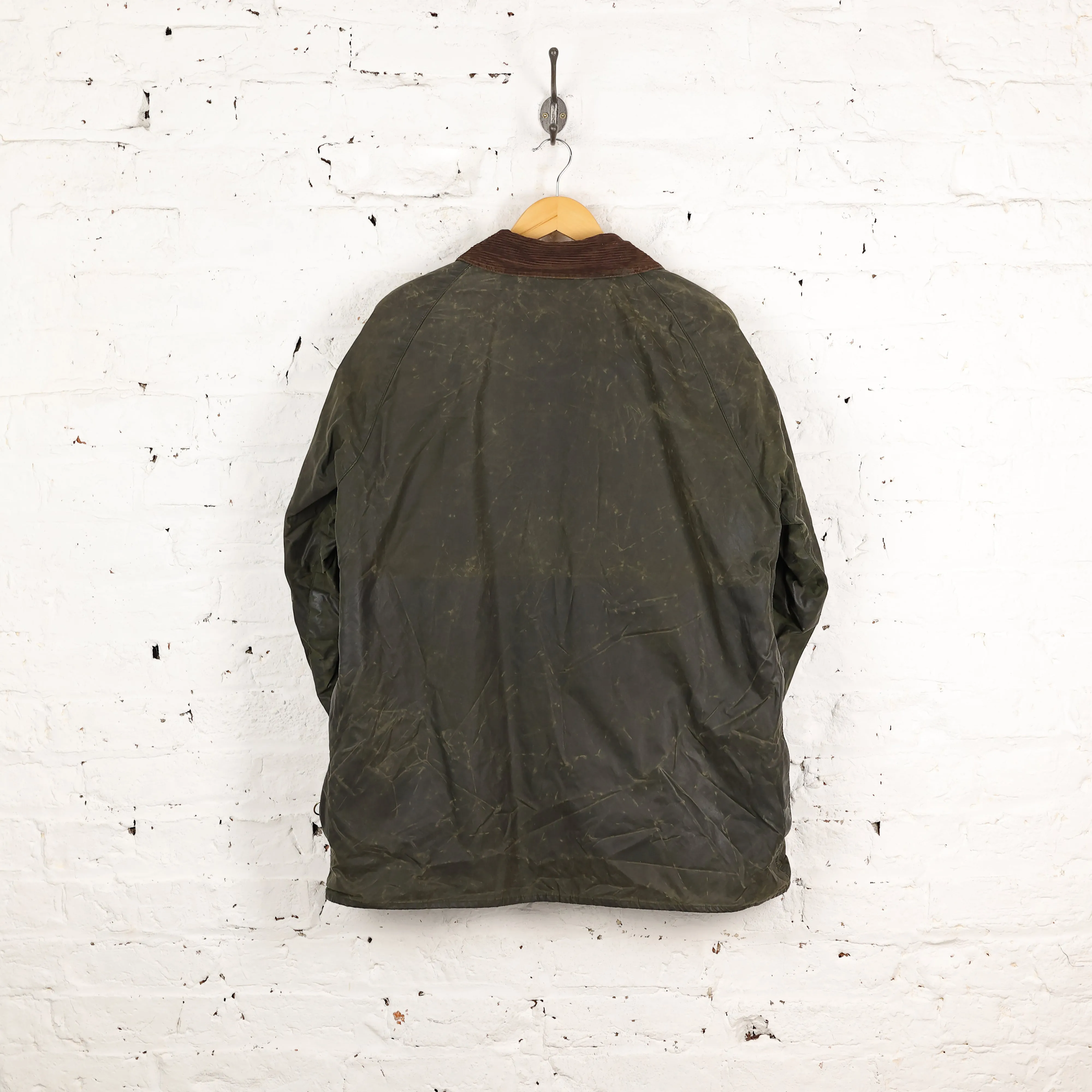 Barbour Beaufort Lined Wax Jacket - Green - L