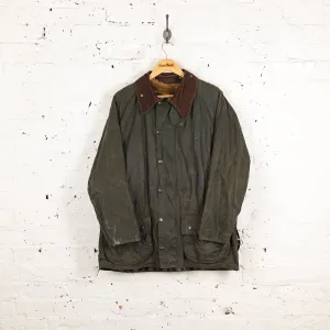 Barbour Beaufort Lined Wax Jacket - Green - L