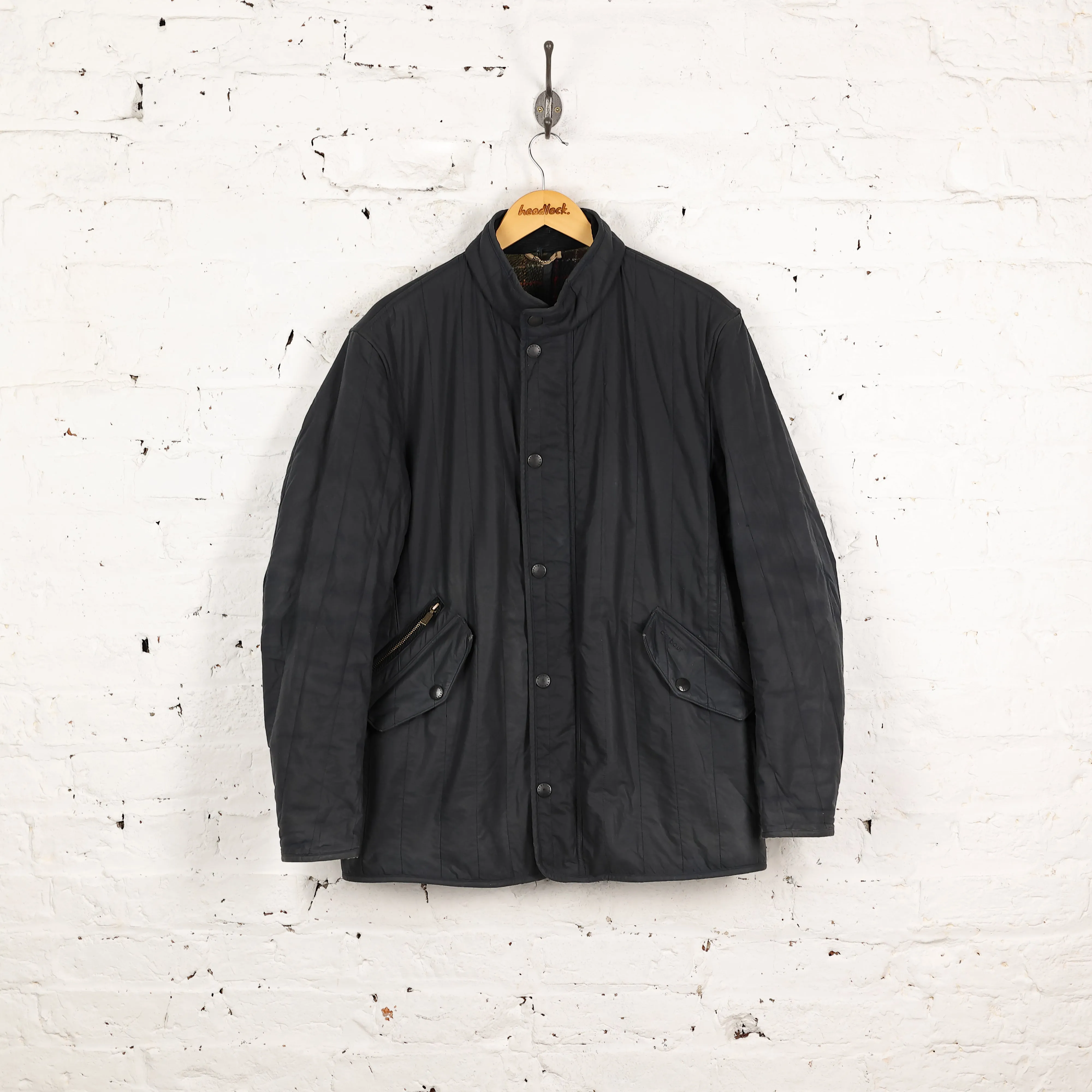 Barbour Ederton Fleece Lined Jacket - Black - XL