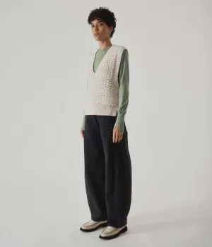 Barrel Denim Pants in Black