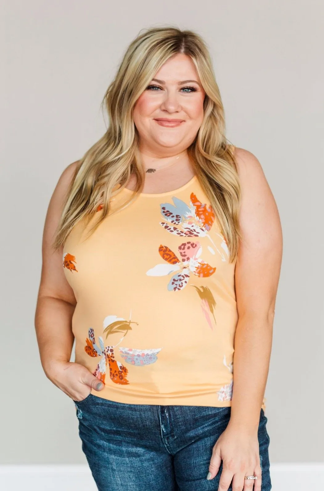 Best Day Of My Life Floral Tank Top- Mango