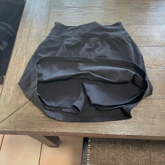 Beyond yoga high waisted skort with compressive shorts built in