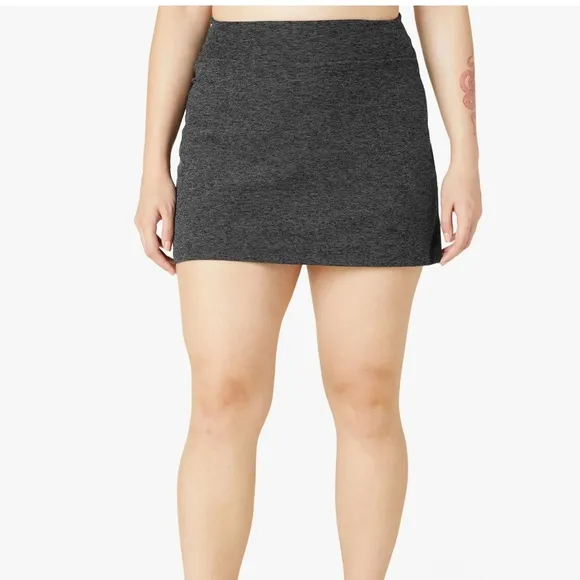 Beyond yoga high waisted skort with compressive shorts built in