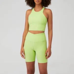 BEYOND YOGA NWT SpaceDye At Your Leisure High Waisted Corssover Shorts Size XS