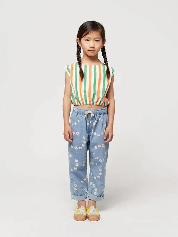 Bobo Choses Circle All Over Denim Pants
