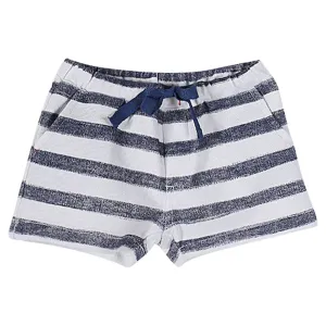 Boys Striped Fleece Bermuda