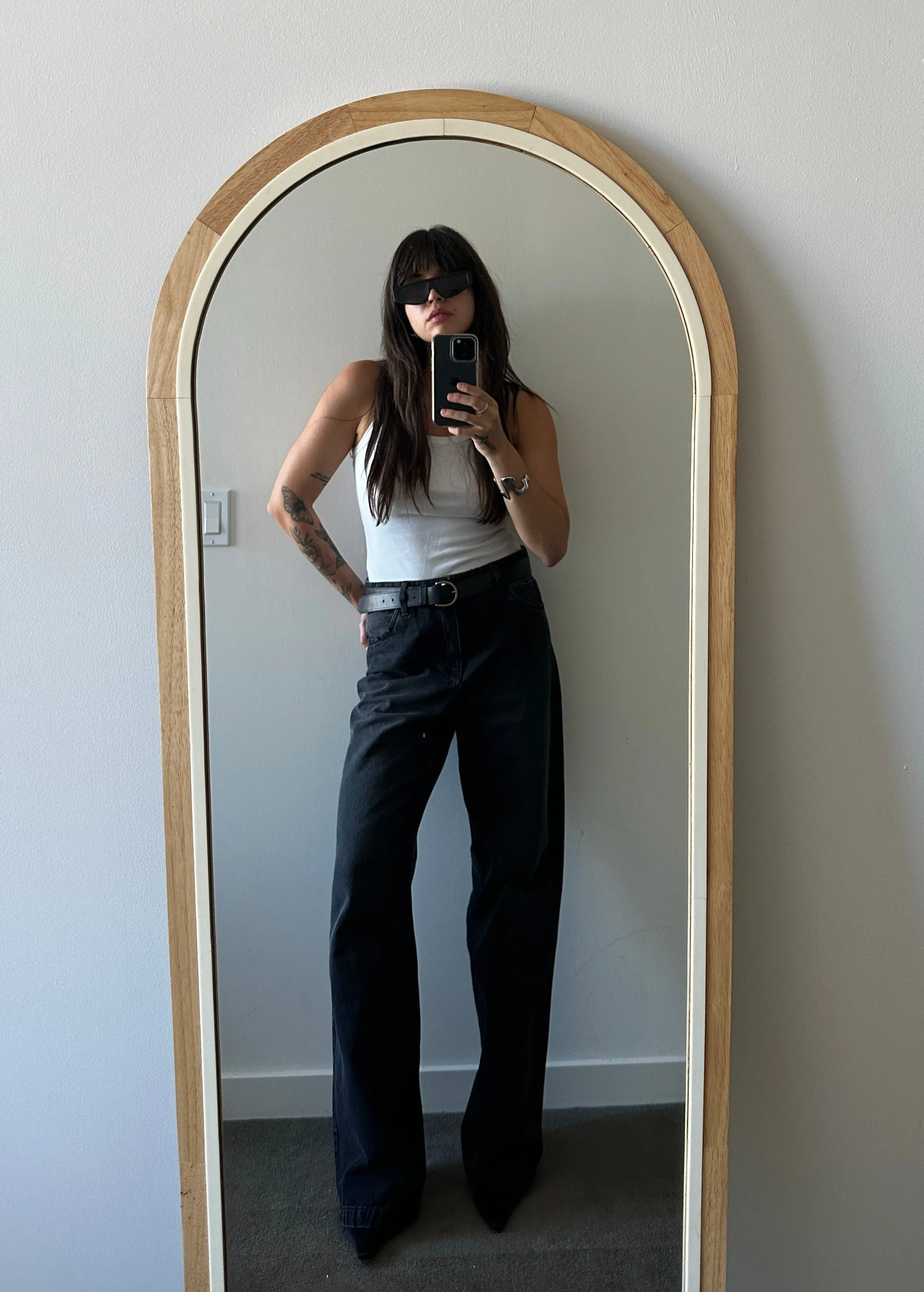 Calça Jeans Perna Larga