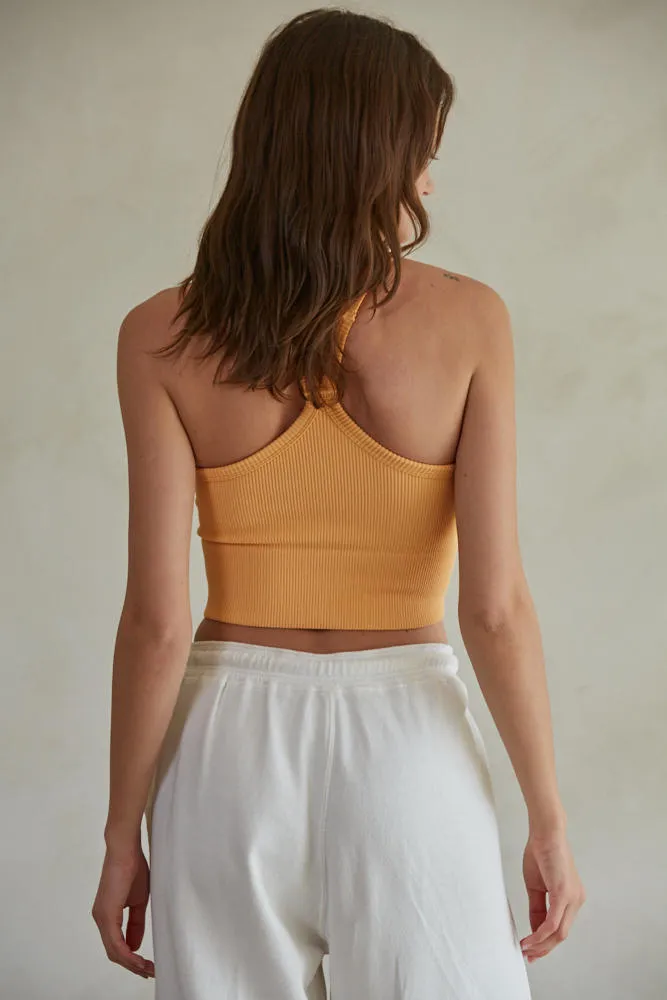 Call Me Up Tank- Orange