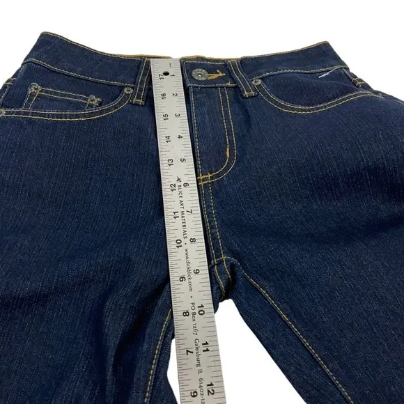Carmar Shorts Womens Sz 24 Dark Denim Bermuda Stretch Mid Cut Raw Hem $219 Nwt