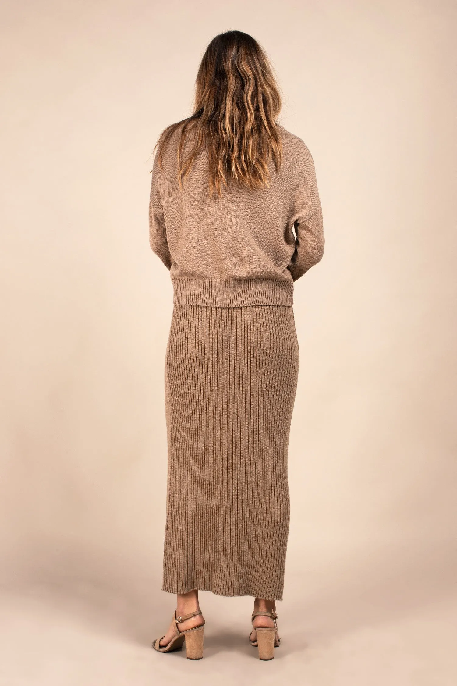 Carrieann Sweater (Mocha) - FINAL SALE