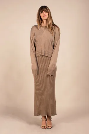 Carrieann Sweater (Mocha) - FINAL SALE